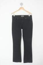 Calça de sarja 715 bootcut feminina preto