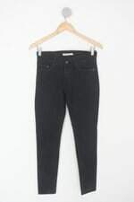Calça de sarja 715 super skinny feminina preto