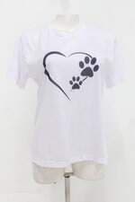 Blusa feminina branca estampada 