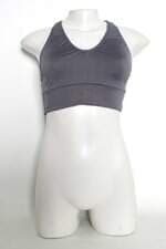 Top Esportivo feminino cinza