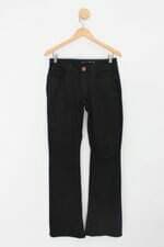 Calça de sarja dicollani denim feminino preto