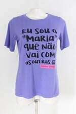 Camiseta maria joana feminina roxa com Silk