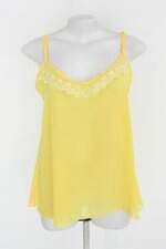 Regata feminina amarela com Bordado