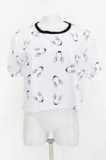 Blusa renner feminina branca estampada