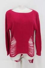 Blusa tricot feminina rosa