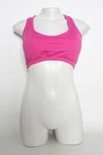 Top Esportivo feminino rosa com Bojo