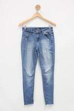 Calça Jeans canal feminina azul