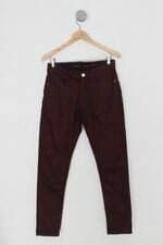 Calça de sarja renner feminina vinho