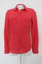 Camisa c&a feminina vermelha estampada