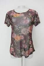 Blusa de tule c&a feminina estampada com Transparência