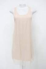 Vestido dzarm feminino bege com Forro