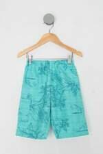 Bermuda Infantil verde estampada