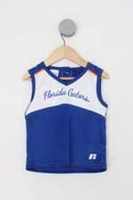 Regata Infantil azul com Recortes