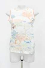 Regata lunender feminina branca estampada