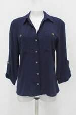 Camisa seiki feminina azul