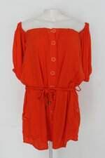 Vestido lofty style feminino laranja