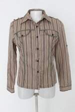 Camisa feminina listrada com Vivo