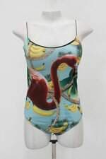Body feminino azul estampado com Bojo