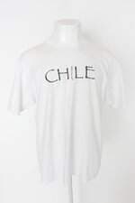 Camiseta rumbo sur masculina branca com Silk