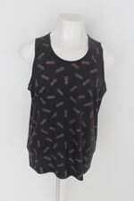 Blusa regata masculina cinza estampada