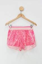 Shorts decathlon feminino rosa estampado