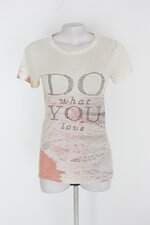 Blusa m.officer feminina bege estampada