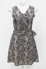 Vestido feminino estampado com Faixa na Cintura