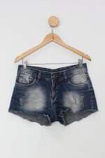 Shorts griffle feminina azul