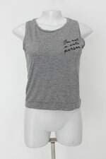 Regata renner feminina cinza com Bordado