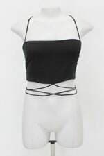 Top loja 3 feminino preto