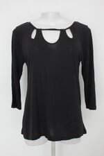 Blusa hering feminina preta com Recortes
