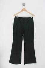 Calça de tecido maria filó feminina verde