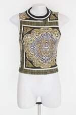 Regata cropped renner feminina estampada