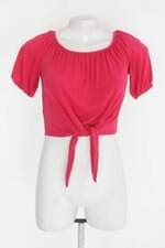 Blusa cropped riachuelo feminina rosa