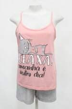 Blusa lua chic feminina rosa com Silk