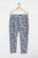 Calça de sarja silver fox feminina estampada