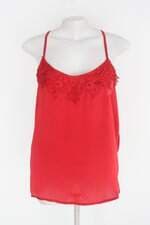 Regata renner feminina vermelha com Renda