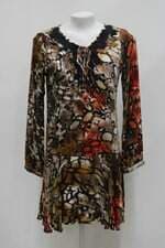 Vestido feminino estampado com Renda e Meio forro