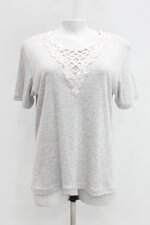 Blusa feminina cinza com Bordado