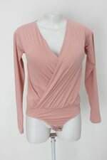 Body feminino rosa com Bojo