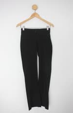 Calça Social feminina preta com Nervura