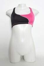 Top Esportivo renner feminino rosa e preto 
