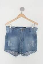 Shorts breton feminino azul