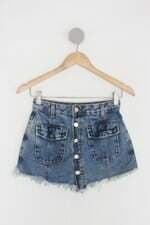 Shorts Saia renner feminino azul