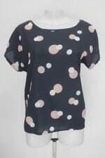 Blusa marisa feminina azul estampada