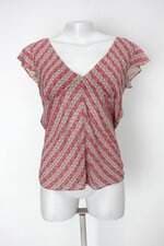 Blusa rouparia feminina rosa com Recortes