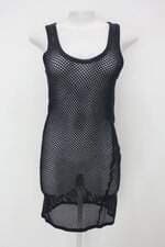 Vestido osklen feminino azul com Transparência