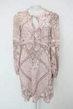 Vestido tvz feminino estampado com Renda