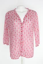 Camisa renner feminina estampada com Transparência