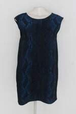 Vestido topshop feminino azul estampado